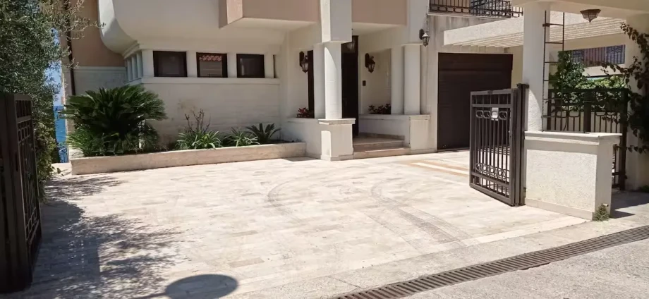 Front Elevation View of the Villa