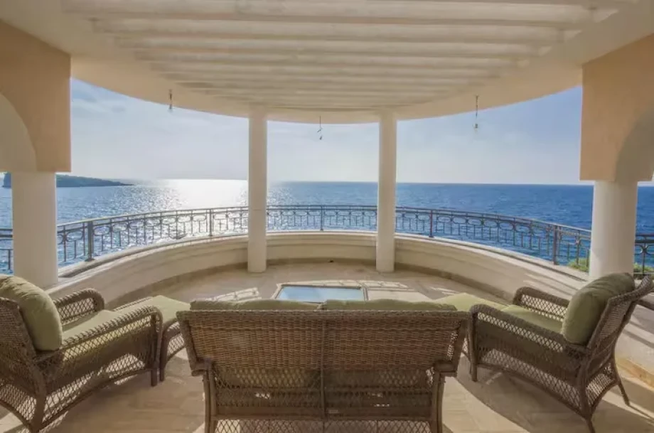 Private Balcony with Framed Adriatic Sea View