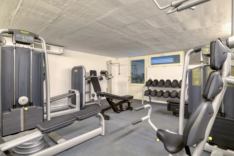 Villa Riviera Privata — Private Fitness Room with Exercise Equipment