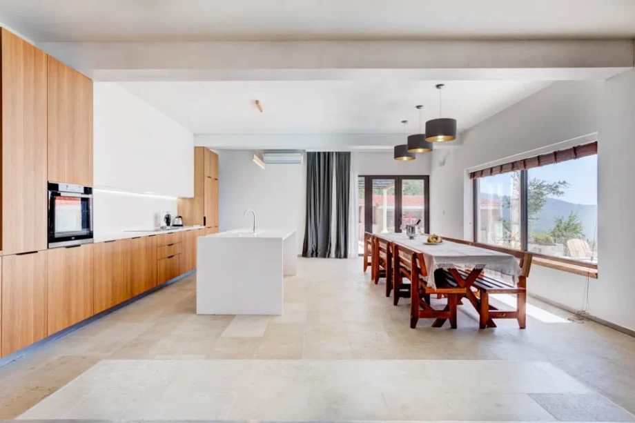 Villa Ventura Modern Fully Equipped Kitchen with Dining Area in Budva Luxury Villa