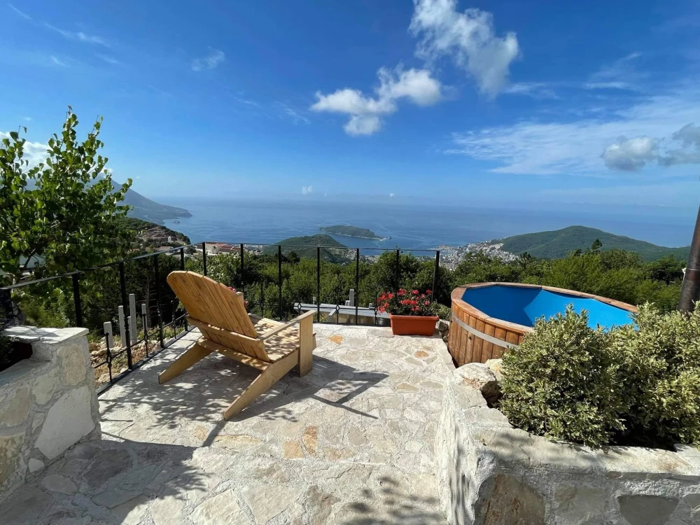 Villa Ventura Panoramic Terrace View Over Bay and Mountain Landscape