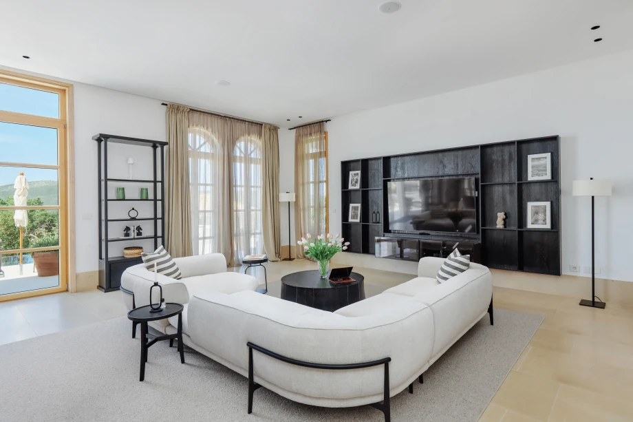 Spacious Open Living Room at Villa Gran Palacio