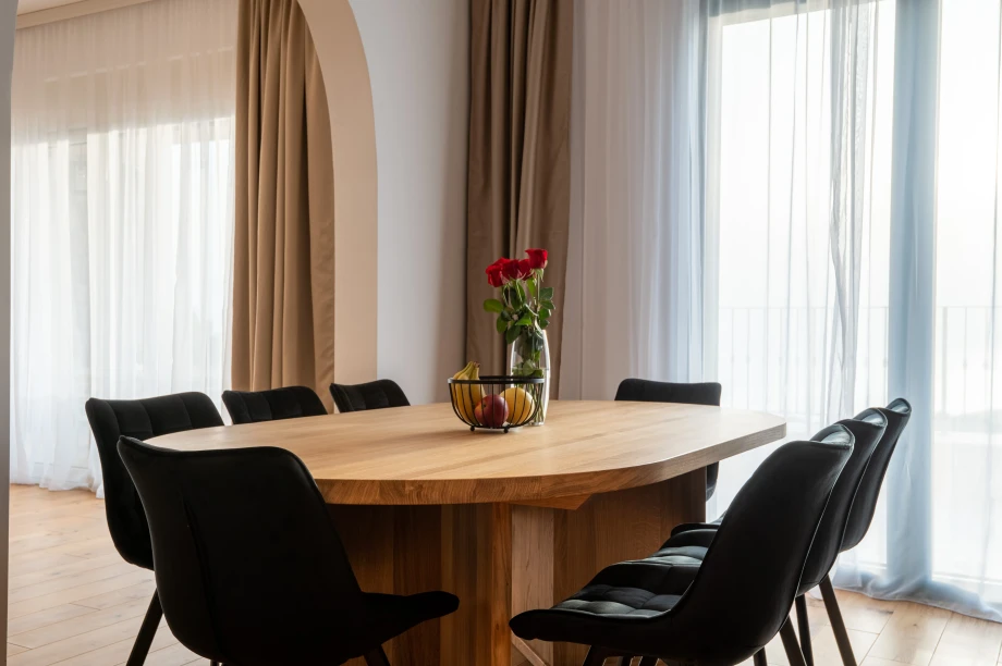 Elegant Dining Table Setting at Villa Calista Cove Interior