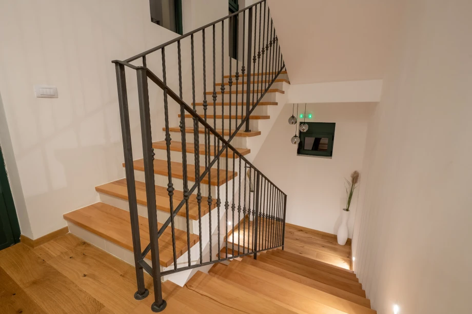Interior Stairs View at Villa Calista Cove with Seamless Design Flow