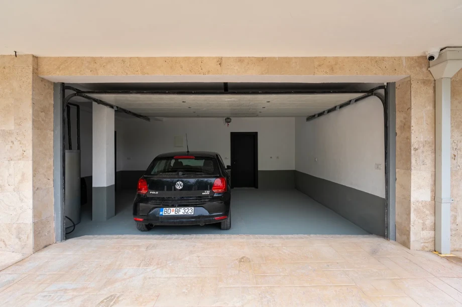 Private Covered Garage with Secure Parking | Villa Calma Montenegro