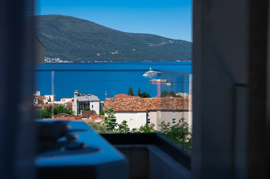 Panoramic Terrace View with Outdoor Seating | Villa Calma Montenegro