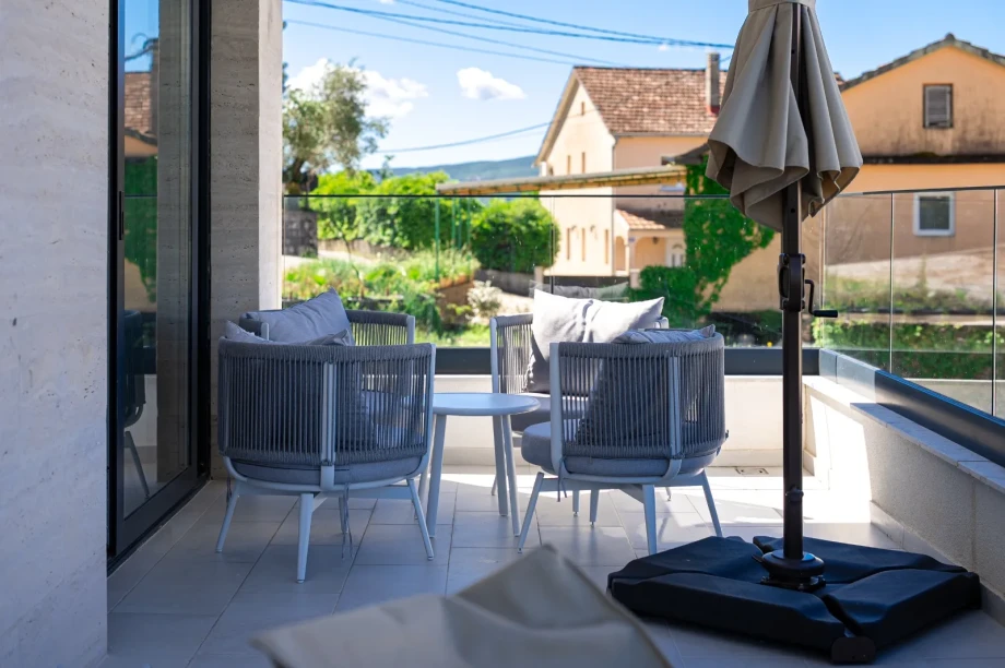 Luxury Outdoor Furniture on Scenic Villa Terrace | Villa Calma Montenegro