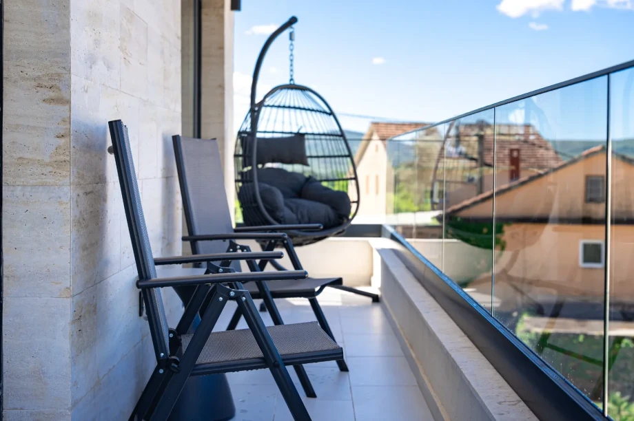 Private Terrace Seating Area with Coastal Ambiance | Villa Calma Montenegro