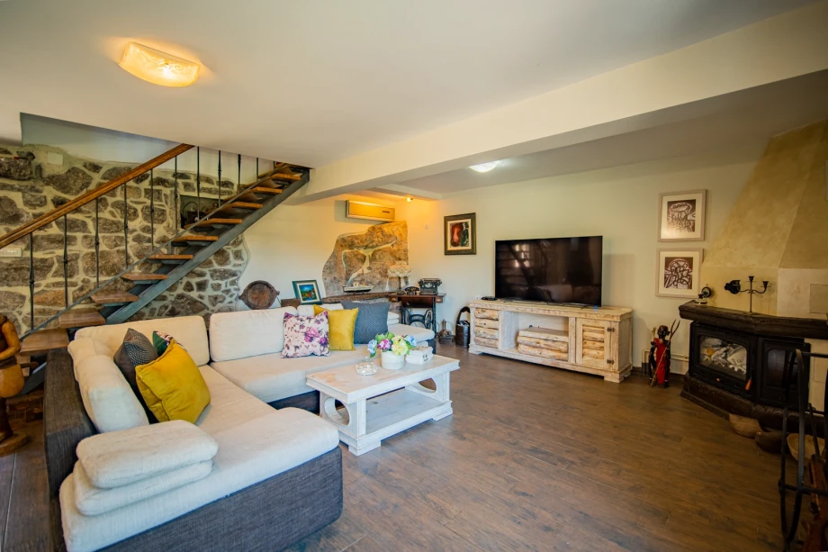 Mediterranean Villa Living Space with Authentic Character