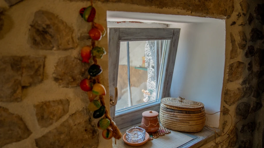 Elegant Window Décor Details in Luxury Villa Interior