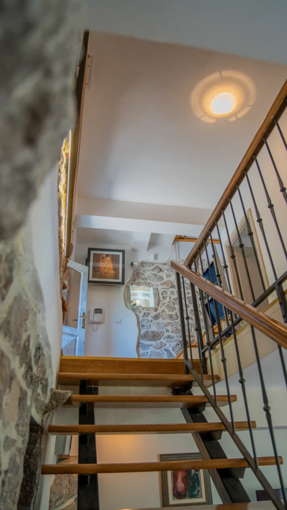 Modern Interior Staircase in Elegant Montenegro Luxury Villa