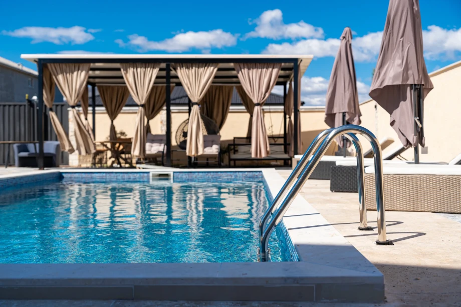Pool Area at Villa Armonia with Spacious Outdoor Leisure Setting