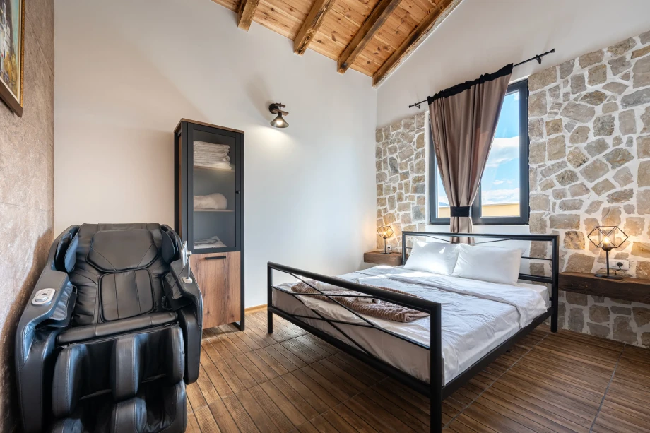 Bedroom with King Bed at Villa Armonia Featuring Modern Comfort