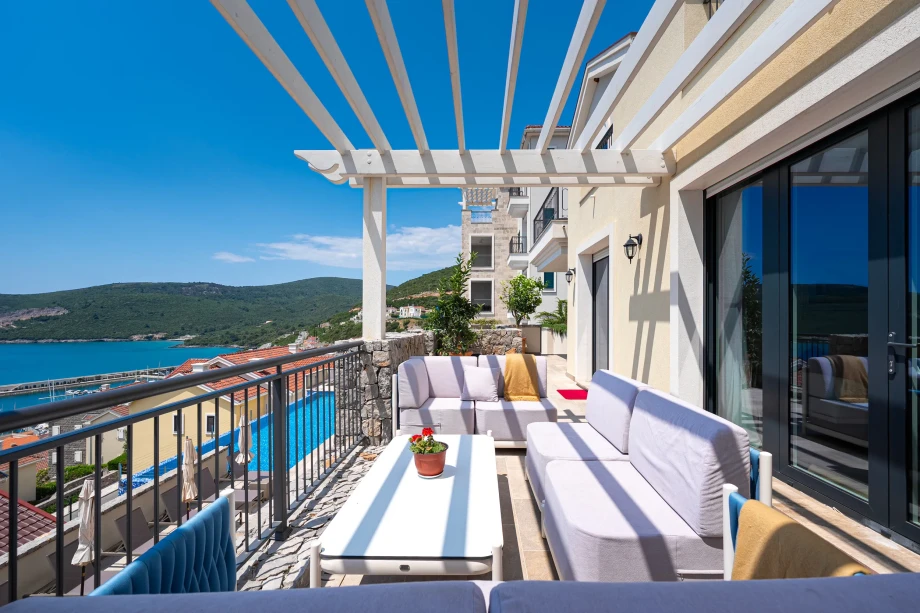 Private Outdoor Terrace at Coastal Elegance Residences