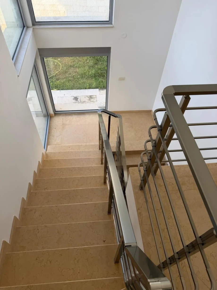 Natural Stone Stairway Connecting the Outdoor Spaces of Villa Celestia