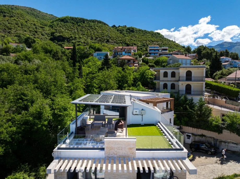 Drone view of Villa