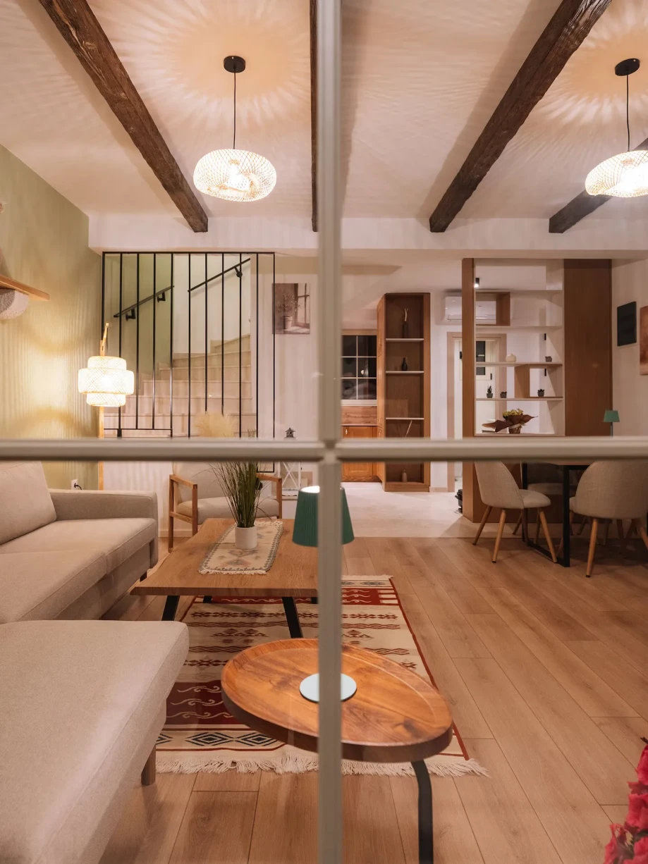 Contemporary Living Room at Villa Rametto
