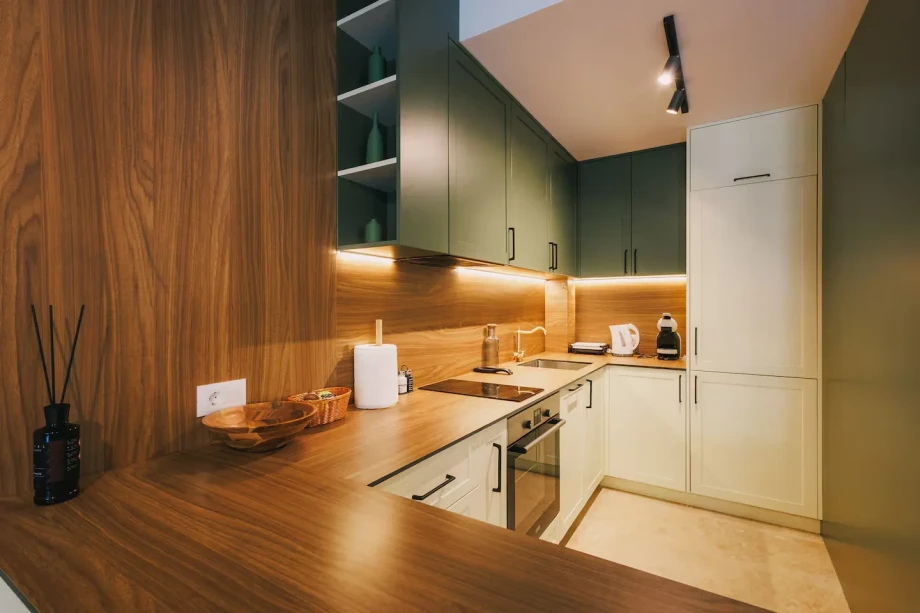 Contemporary Kitchen at Villa Rametto