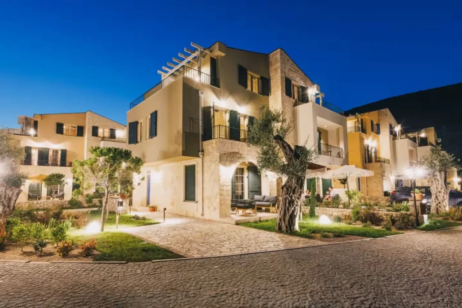 Evening Walkway at Villa Rametto