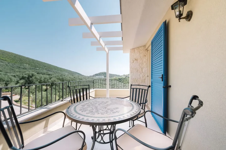 Terrace with Outdoor Lounge Furniture at Villa Rametto