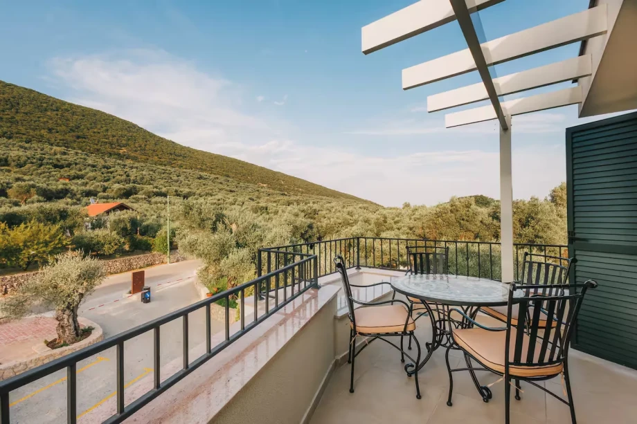 Terrace with Outdoor Lounge Furniture at Villa Rametto