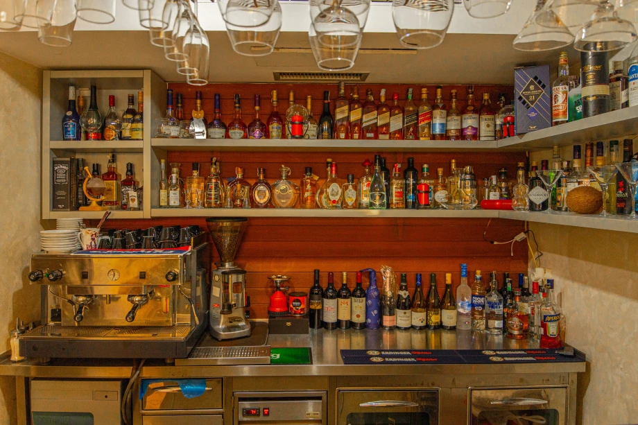 Outdoor Bar Area | Stone House Seafront Villa