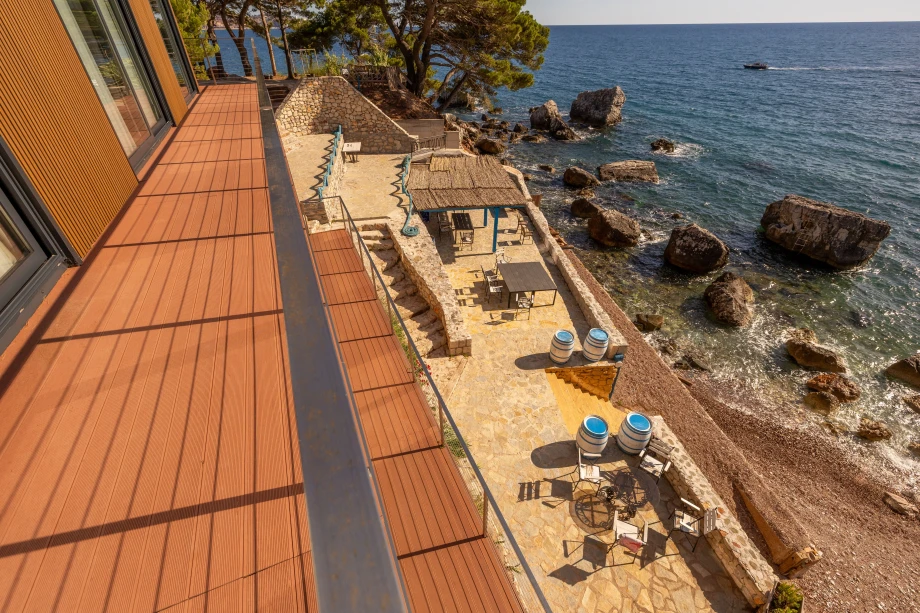 Seafront Terrace with Private Beach Access | Canvas Coast
