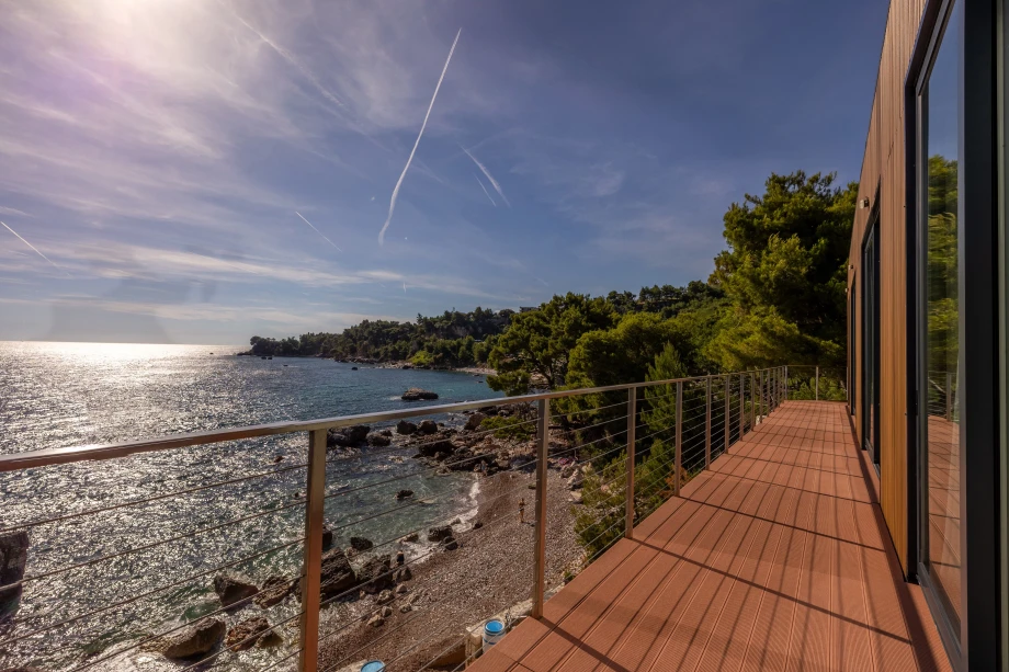Seafront Terrace with Private Beach Access | Canvas Coast