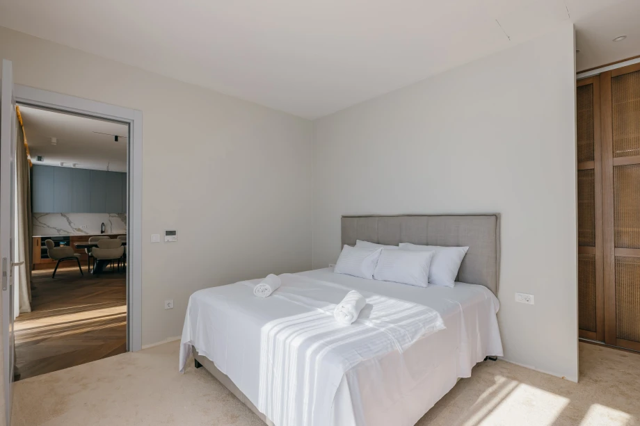 Bright Bedroom Interior at Canvas Coast