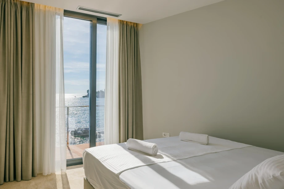 Bed with Sea View | Canvas Coast Villa